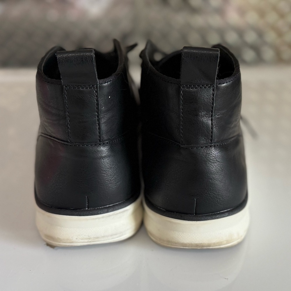 Aldo Black Leather Men's Boots